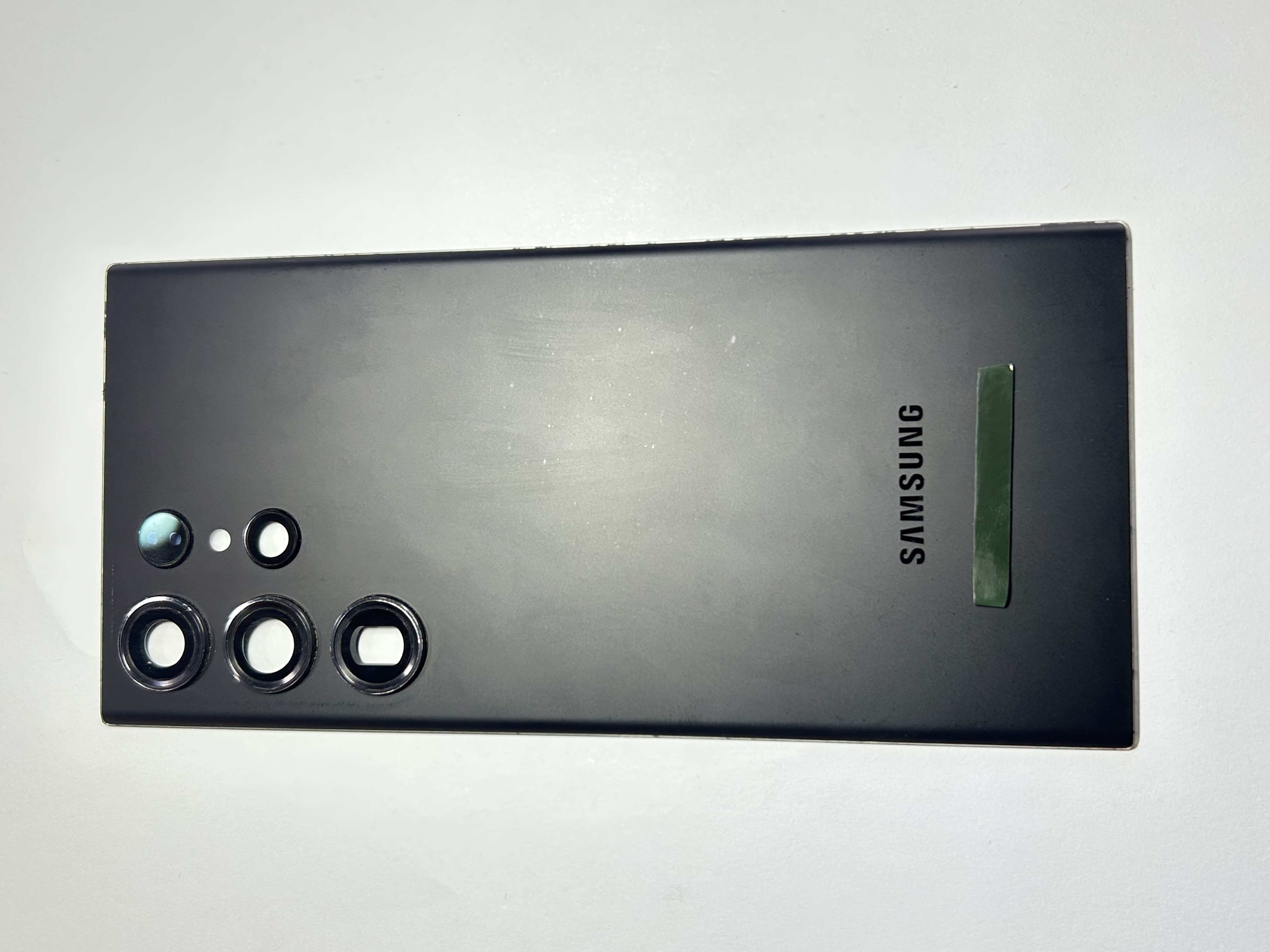 Tapa Samsung original usada S23 ultra con lentes de camara color verde / S918B 