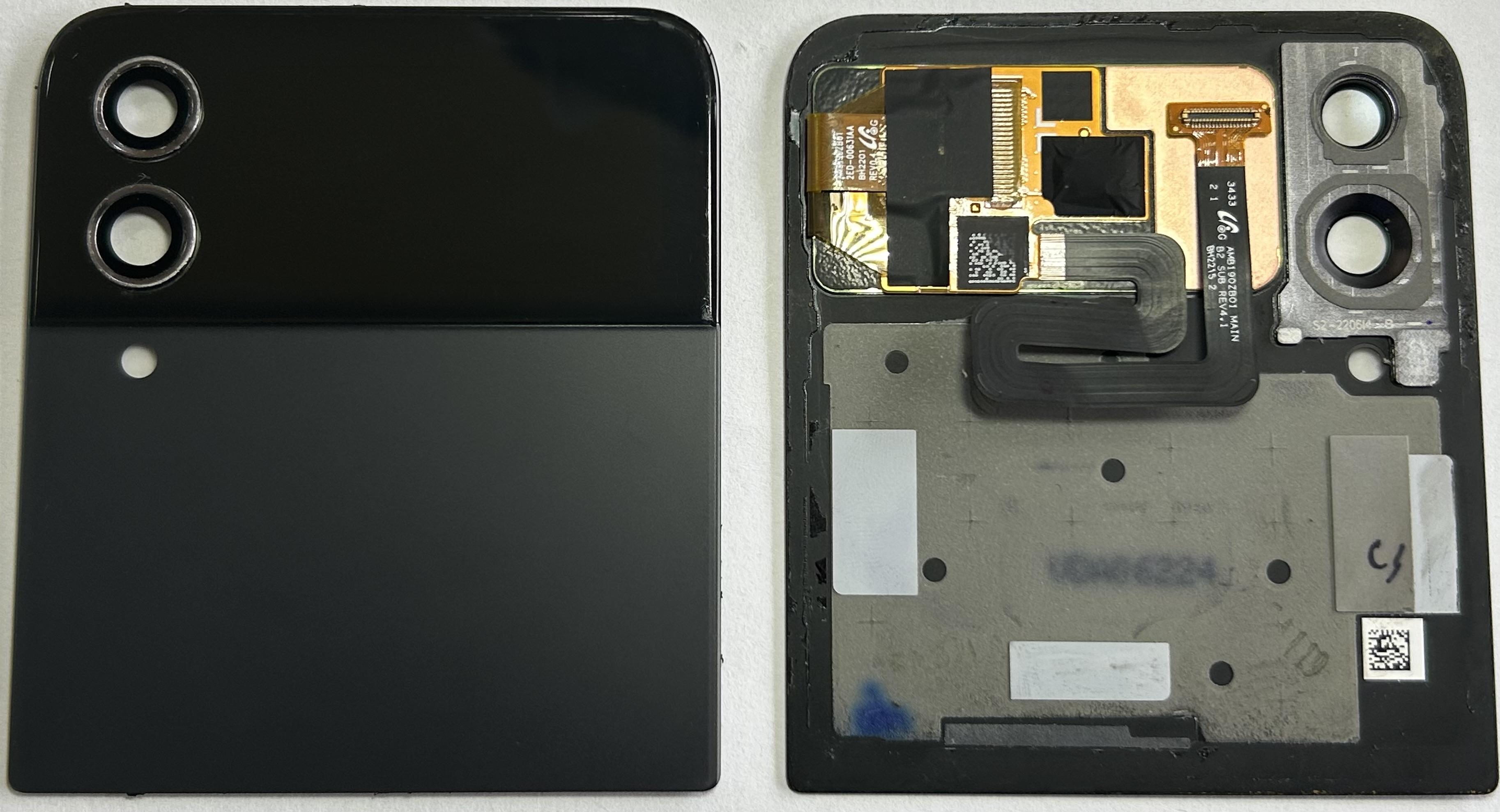Tapadera con LCD Samsung Z Flip 4 / F721B/U/F Negro