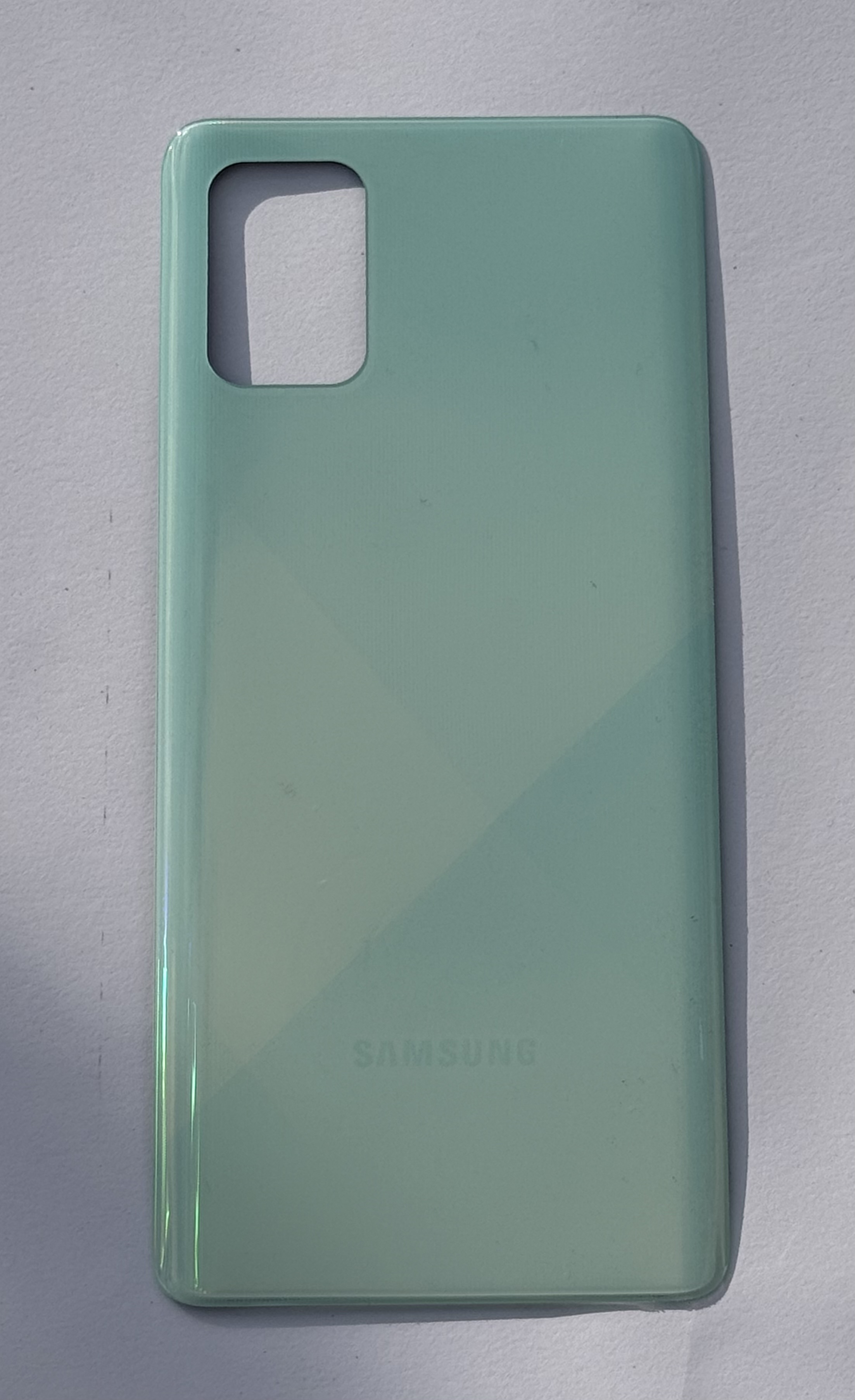 Tapa Samsung A71 Azul