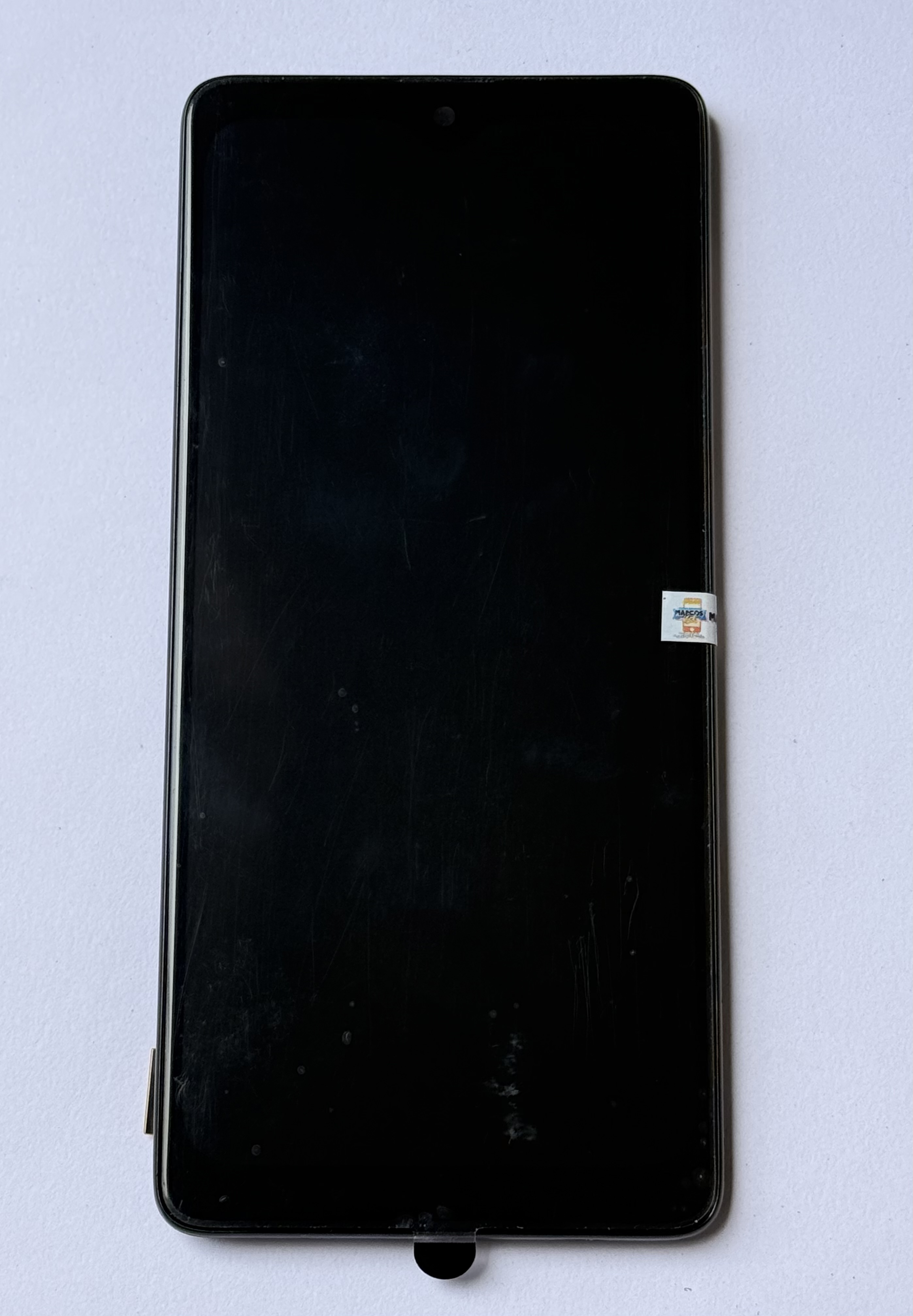 Pantalla samsung a71 oled con marco probar si da huella 