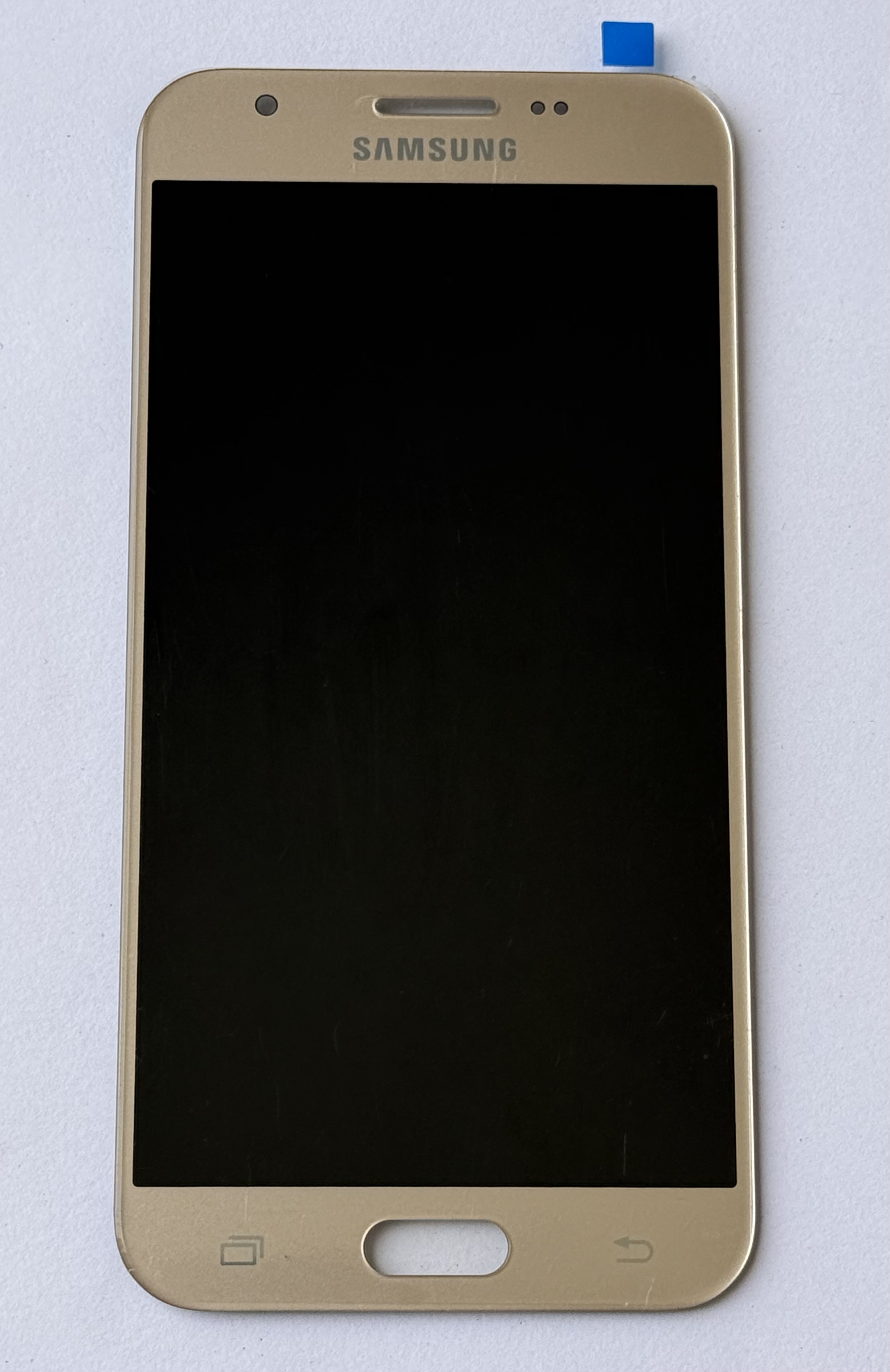 Pantalla samsung j3 / j327 dorada