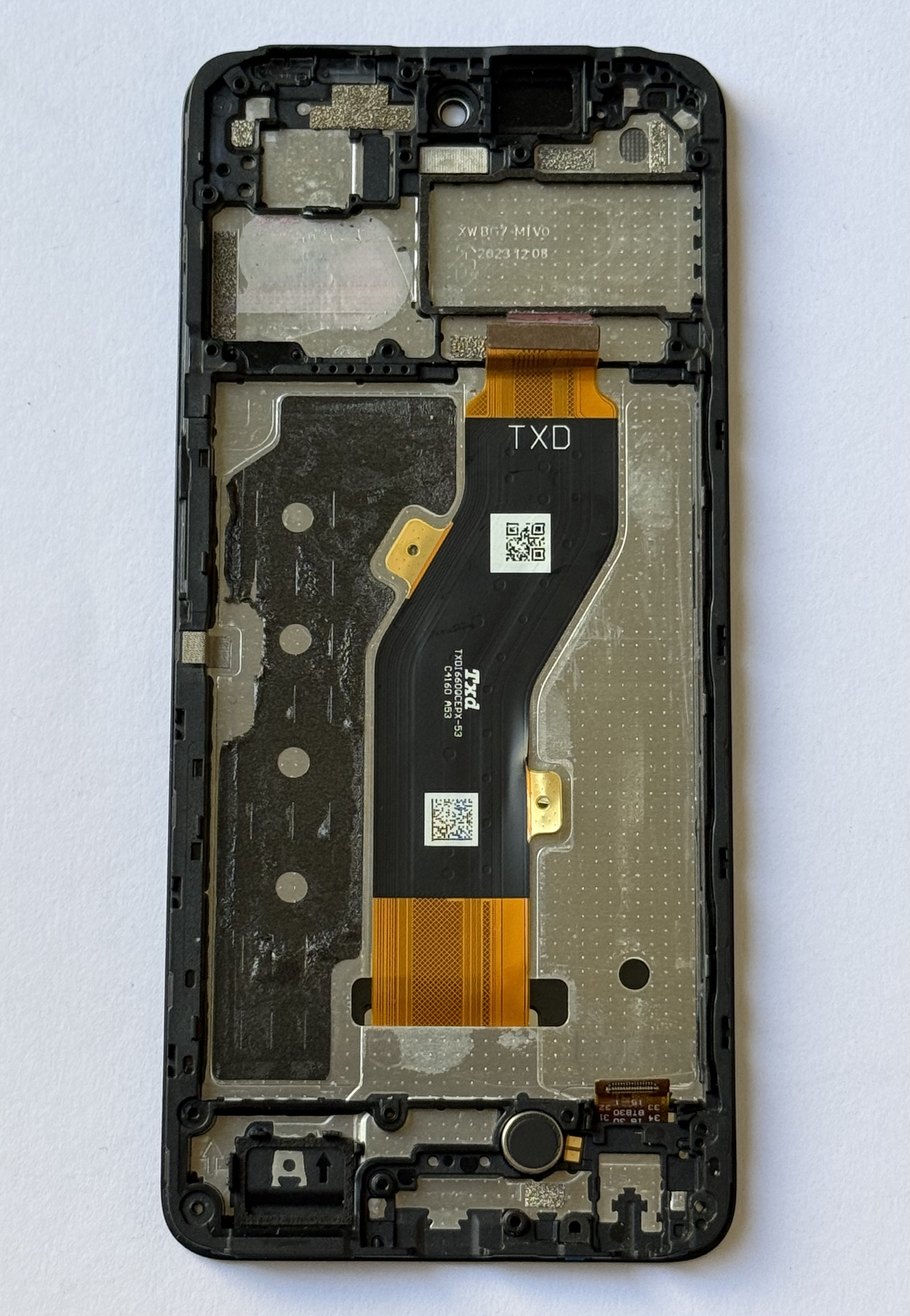 Pantalla Tecno Spark 20C con Marco