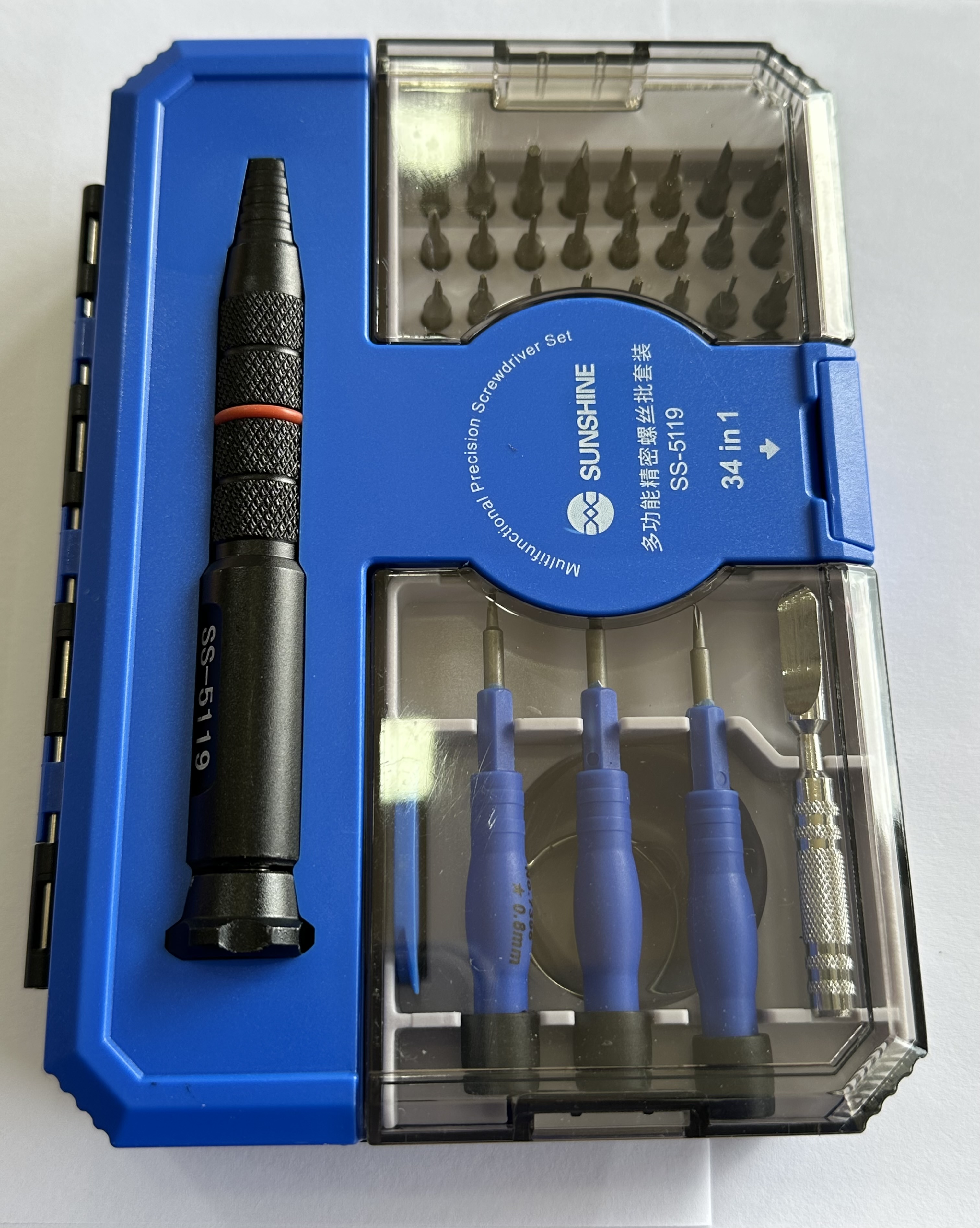 Kit de desarmadores de precision 34 en 1 SUNSHINE SS-5119